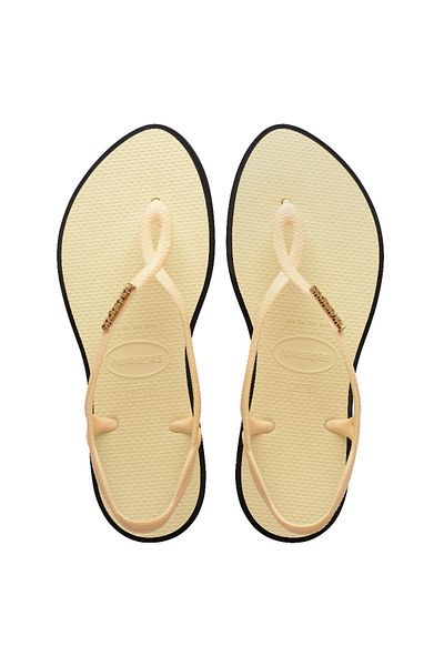 Havaianas Luna Point Buttercream Flip Flops Women's Slippers