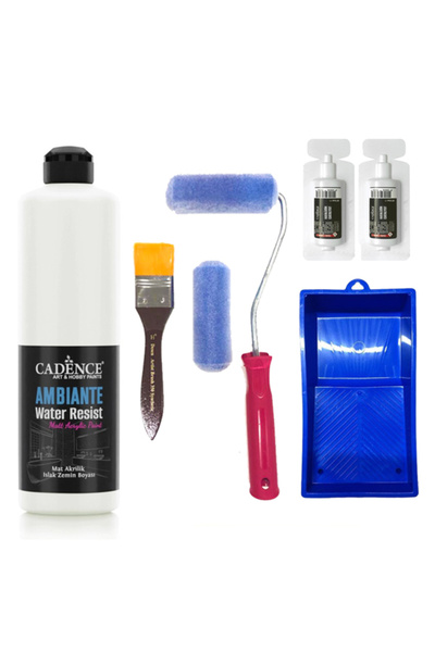 Cadence Ambiante 500 Ml Pak Beyaz Islak Zemin Boya Seti