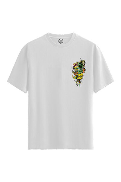 Color Luxe Mic Skull - 100% Cotton Women's White T-Shirt - Premium Quality