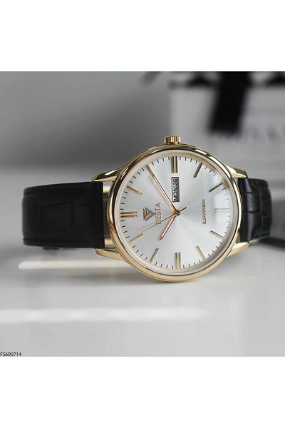 Fiesta Fs 600714   Men's Wrist Watch with Leather Cord