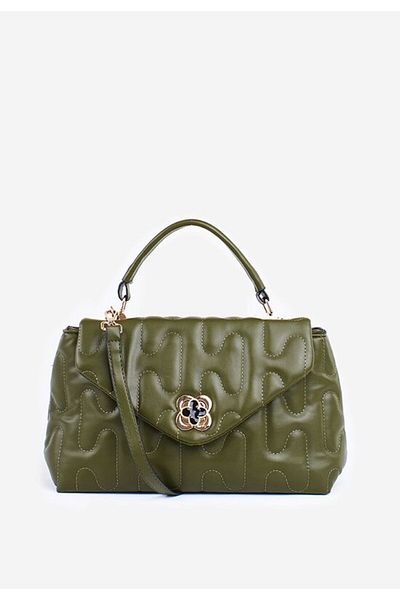B T Shoes Coresta green shoulder bag