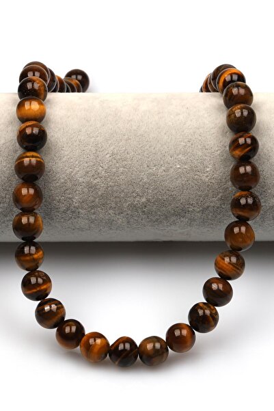 Alibaba Doğaltaş Kaplan Gözü Doğal Taş Dizi 10 mm Küre Kesim