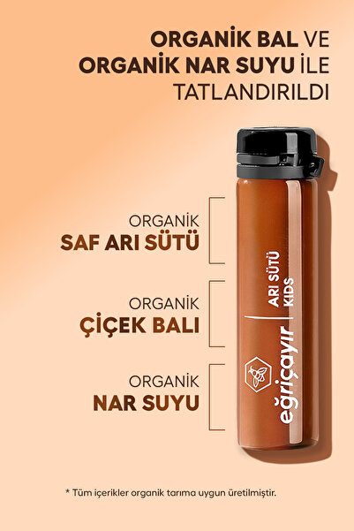 Eğriçayır Arı Sütü Kids (ORGANİK SERTİFİKALI)