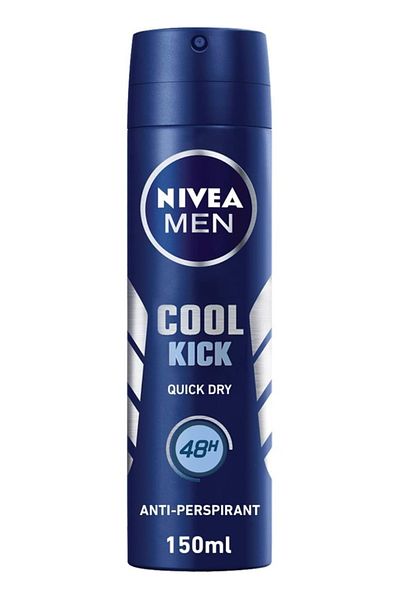 NIVEA مزيل عرق بخاخ للرجال، رائحة منعشة ومنعشة، 150 مل