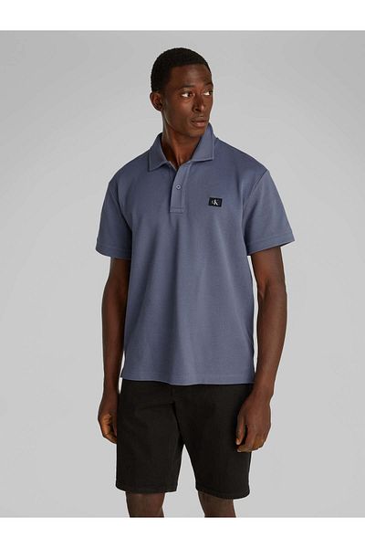 Calvin Klein POLO S TKANOU ŠTÍTKOVOU NÁLEPKOU
