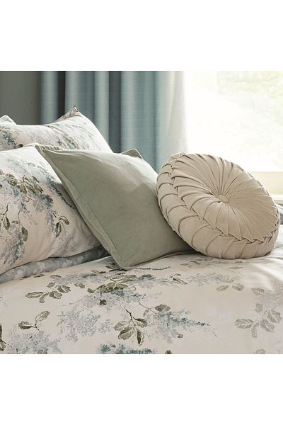 Orange Bed & Bath بالينجتون | طقم لحاف قطني أزرق ١٠٠٪ مزدوج، ٨ قطع