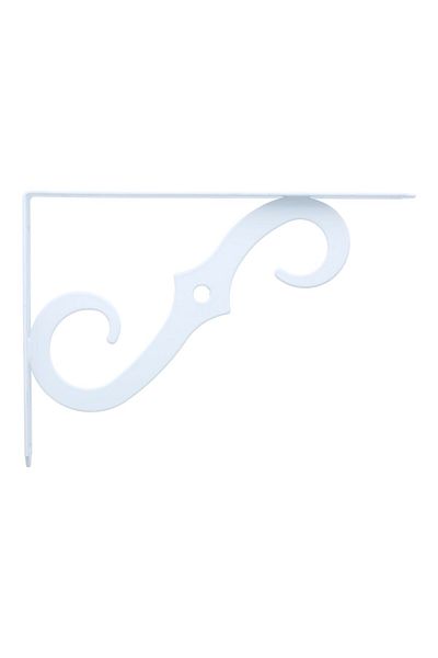 ACE Ornamental L-Shaped Durable and Elegant Metal Shelf Bracket 10 x 7 Inch