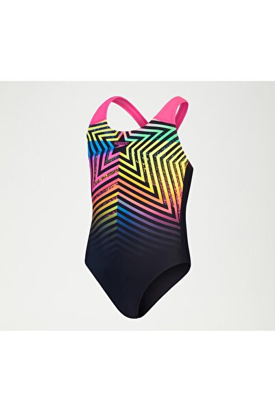 SPEEDO Digital Placement Splashback Kids Swimsuit