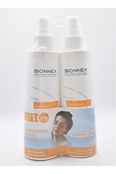 Bionnex Prevantiva Sunscreen Spray Spf50+ 200Ml Buy 1 Get 1