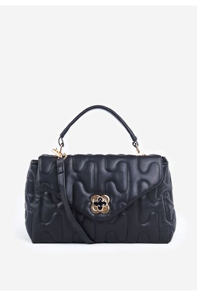 B T Shoes Coresta black shoulder bag