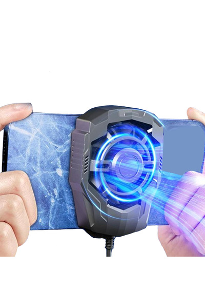 EXENAR مروحة تبريد هواء للهاتف المحمول للألعاب 5500 دورة في الدقيقة مبرد مشعاع متوافق مع Ios Android Pubg Cooler