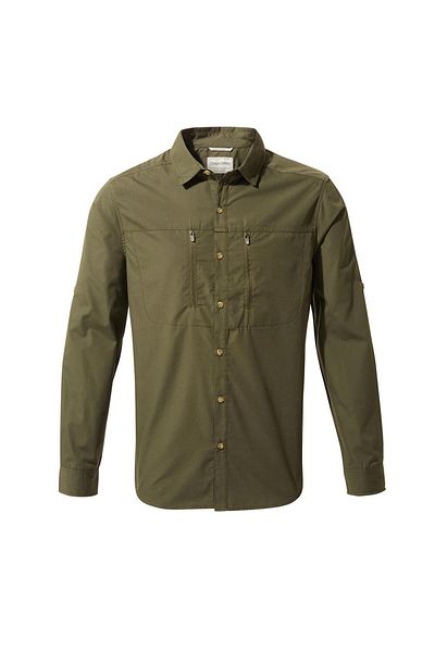 Craghoppers Kiwi Boulder Ls Men's Shirt-Khaki