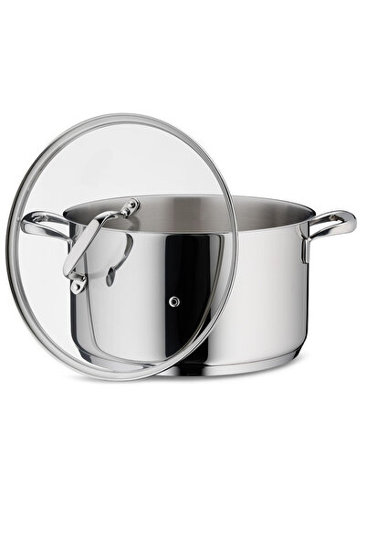 KELA Keck Lang Casserole with lid 18/10 stainless steel FLAVORIA 16 cm