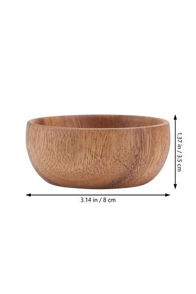 MIBRU Wooden Coffee Bean Tray 8x3.5cm – Natural Wood Display & Weighing Plate