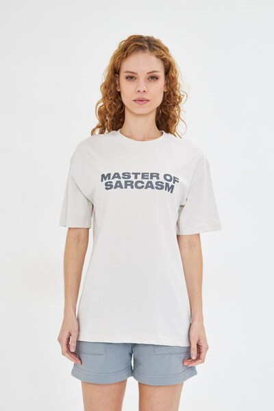 GIA - ART Жіночий футболка з коротким рукавом і принтом «Майстер сарказму», 1...