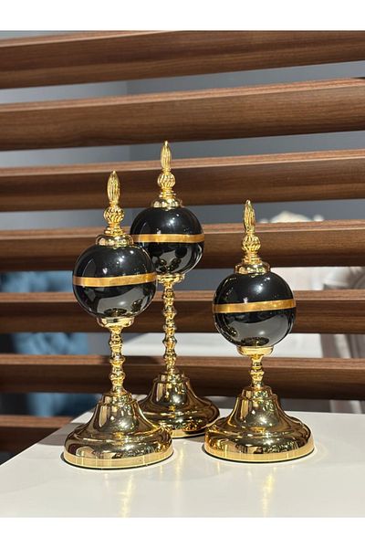 Bellona Black Decorative Set – 3 Pieces