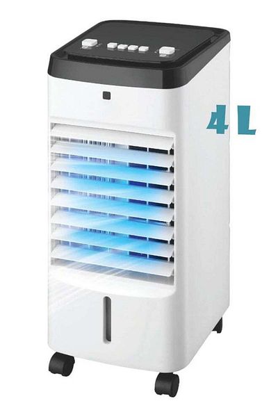 Cady One Air Cooler With A Large Water Tank With A Capacity Of 4 Liters And A Power Of 60 Watts