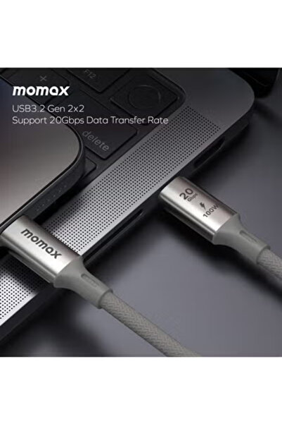 Momax Elite 100W USB-C to USB-C 3.2 GeN 2x2 20Gbps Cable [1 Meter] - Black