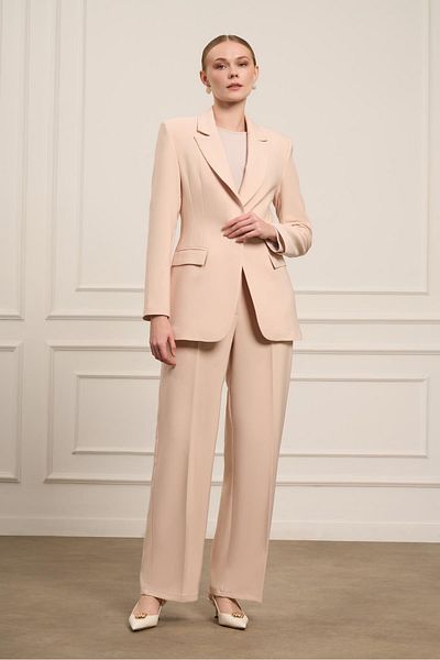 FTZ WOMEN Women's Jacket Suit Beige 31064