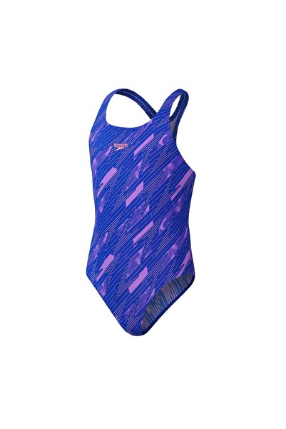 SPEEDO Hyperboom Allover Medalist Kız Çocuk Mayo