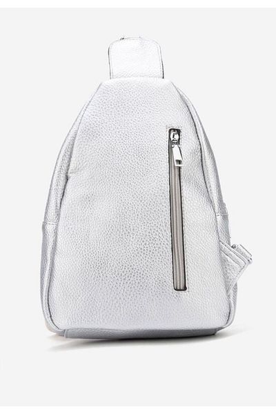 B T Shoes Rucsac dama Abbra argintiu