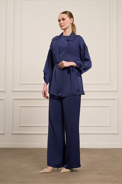 FTZ WOMEN Women's Stone Suit Navy Blue 31074