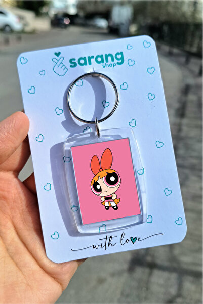 SARANG Μπρελόκ με διάφανο πλαίσιο - Blossom Pink PPG