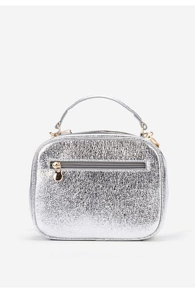 B T Shoes Geanta Crossbody Julisa argintie