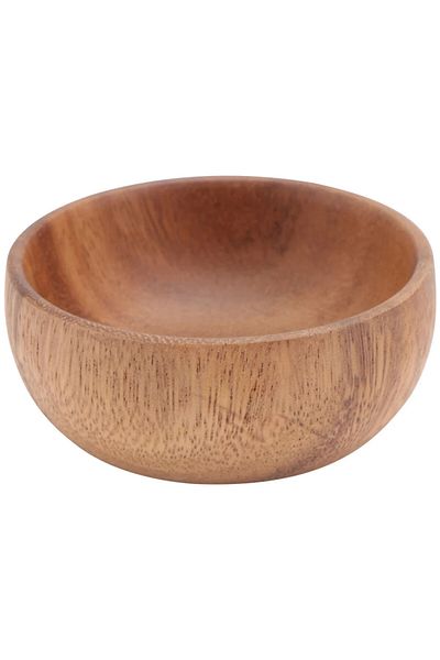 MIBRU Wooden Coffee Bean Tray 8x3.5cm – Natural Wood Display & Weighing Plate