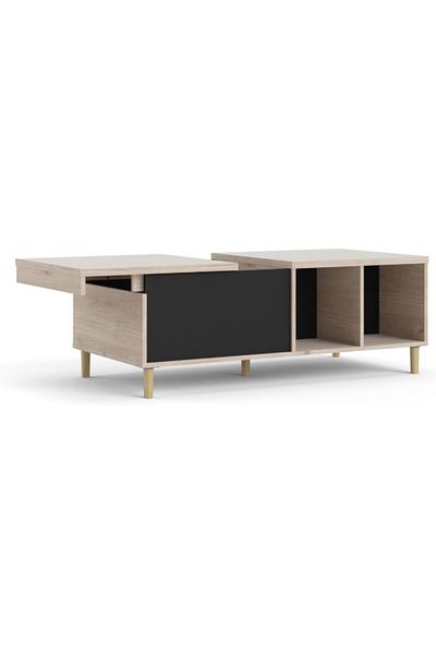 Tvilum Rome Sliding Top Rectangular Coffee Table with Storage Jackson