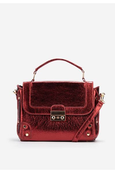 B T Shoes Aneka red handbag
