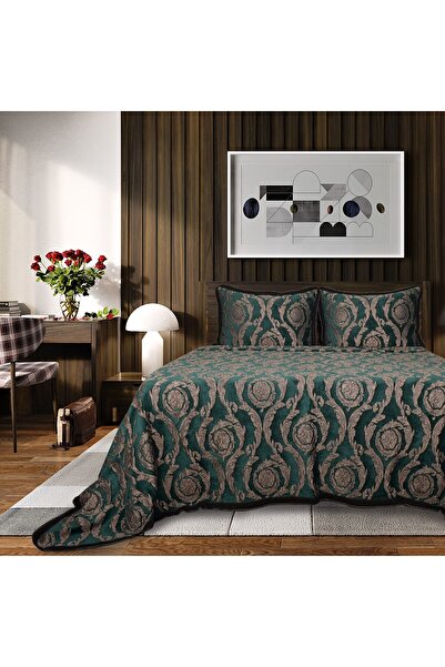 Lidoma Home بدلة ديانا سونيل للزوجين من بيكيه باللون الأخضر