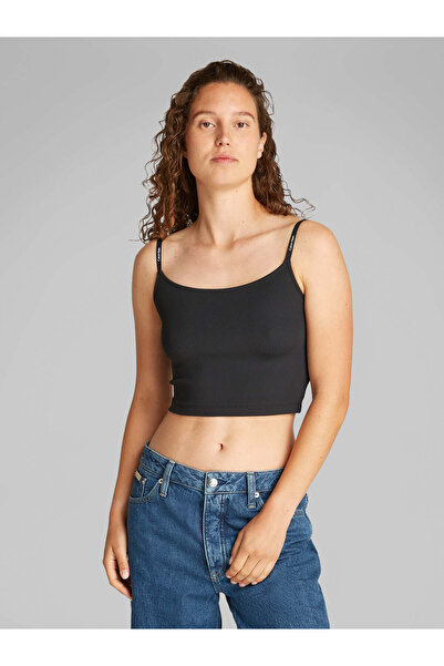 Calvin Klein Logo Elastic Strappy Top