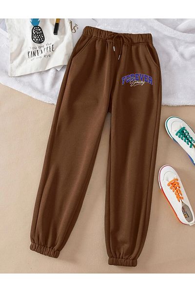 RPT MODA ΦΟΡΜΑ JOGGER ΜΕ Άνετο ΕΛΑΣΤΙΚΟ ΠΟΔΙ ΚΑΙ ΤΣΕΠΕΣ FOREVER PRINTED JOGGER BOTTOM TRACKSUIT