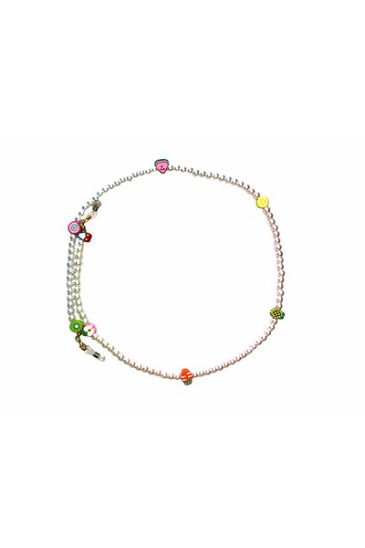 JULIANO Pearl Ball Fruit Glasses Chain - Necklace - Bracelet