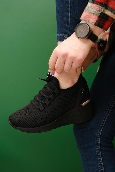 Oksit Delisle Mesh Thick Heeled Women's Sneaker