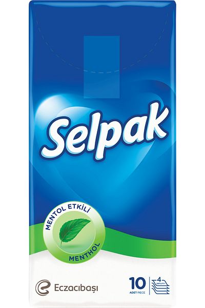 Selpak Hanky Mentholated Pocket Tissues - Pack of 10 Pieces