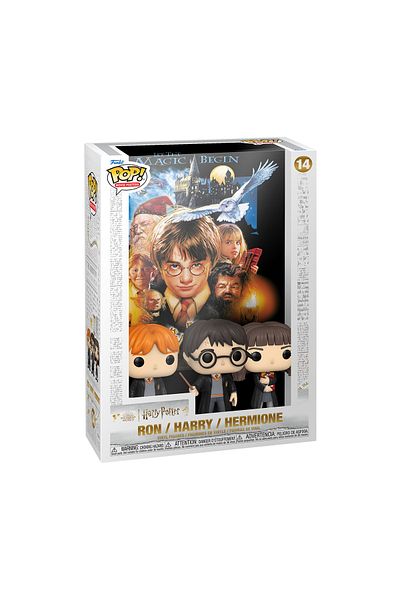 Funko Pop! 电影海报带盒：哈利·波特 - 罗恩 / 哈利 / 赫敏 # 14