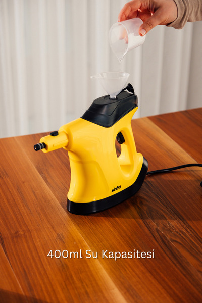 Sinbo SSC-6424 9 in1 Çok Fonksiyonlu El Tipi Basınçlı Buharlı Temizlik Makinesi-Kesintisiz Buhar Özellikli
