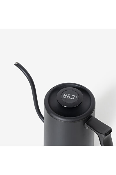 Timemore Digital Thermometer Black – Fast Response Milk & Water Gauge for Kettles