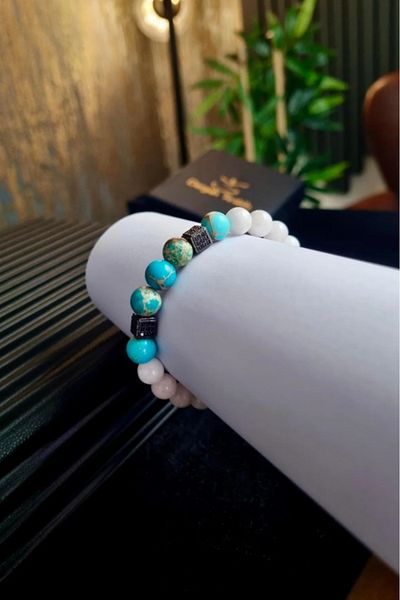 dergah tesbih Natural Stone Stars Pass Bracelet