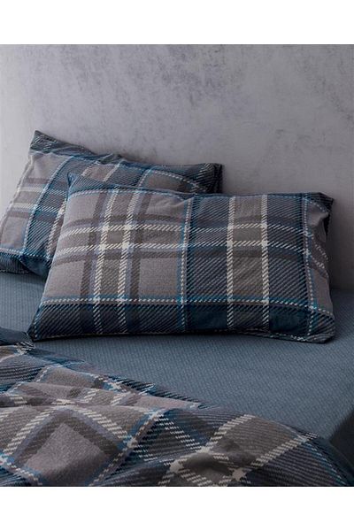 Madame Coco Berdine Flanell-Bettbezug-Set, Super King