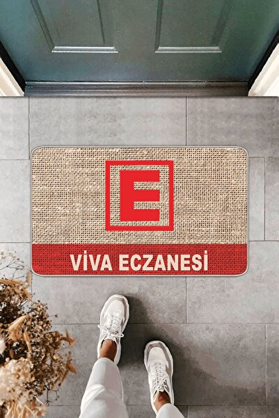 Viva Home Kırmızı Eczane Önü Paspas KP29