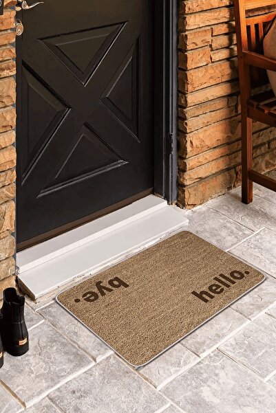 Genel Markalar Bej Kapı Önü Paspası KP14, şık ve kullanışlı ev dekorasyonu.