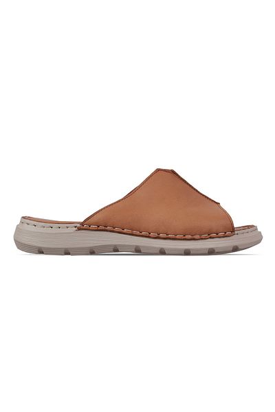 MY DERİ Vosiy Women's Genuine Leather Orthopedic Slippers 3892
