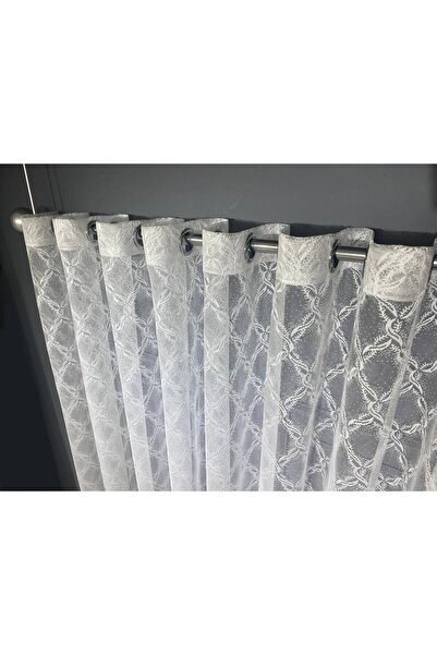 Taç Seher New Design - Rustic Eyelet Tulle Curtain