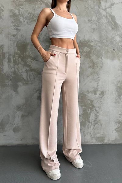Zec Style Modal Fabric Pants -Relaxed Fit -Soft Fabric