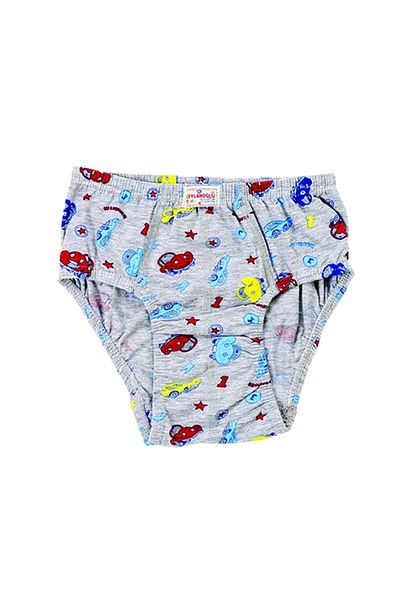 Ceylanoğlu Boy Blue 3-4-5 Years Multicolored 12 Pack Lycra Printed Mixed Pattern Panties