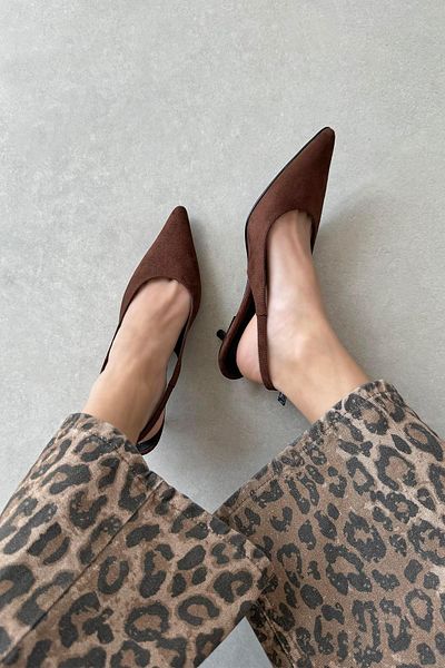 STRASWANS Cuesta Women's Heeled Suede Shoes Brown