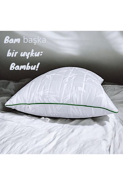 Tüyaş Bamboo Pillow Anti-Sweat Pillow.Sleep Pillow Antiallergic Pillow 50X70 cm 1 Piece